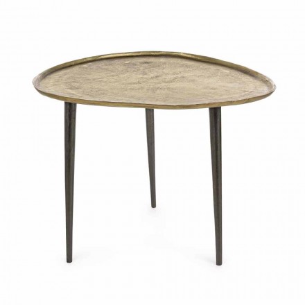 Designový konferenční stolek Homemotion s hliníkovou deskou - Yamila Viadurini