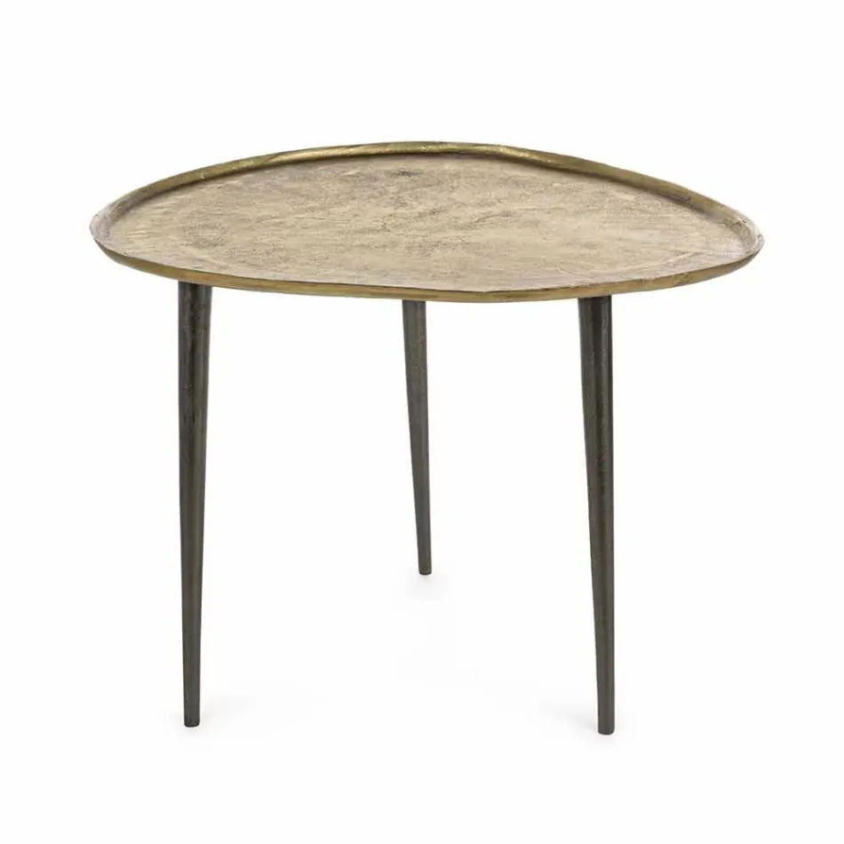 Designový konferenční stolek Homemotion s hliníkovou deskou - Yamila Viadurini