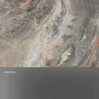 Designový konferenční stolek v mramoru se skleněnou základnou vyrobený v Itálii - Molino Viadurini