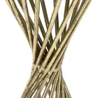 Zlatý železný konferenční stolek se zrcadlovou deskou - meruňkový Viadurini