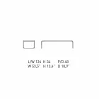 Konferenční stolek z chromované oceli s laminovanou deskou vyrobený v Itálii - Ariete Viadurini