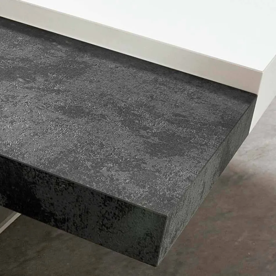 Konferenční stolek Fenix s průhlednými nohami vyrobený v Itálii - Justin Viadurini