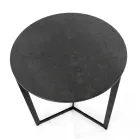 Kameninový konferenční stolek s ocelovou základnou Made in Italy - Aspira Viadurini