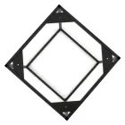 Kameninový konferenční stolek a ocelová základna Made in Italy - Birba Viadurini