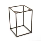 Kameninový konferenční stolek a ocelová základna Made in Italy - Birba Viadurini