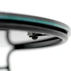 Konferenční stolek z porcelánu Grès a kulatého podstavce Made in Italy - Tullia Viadurini