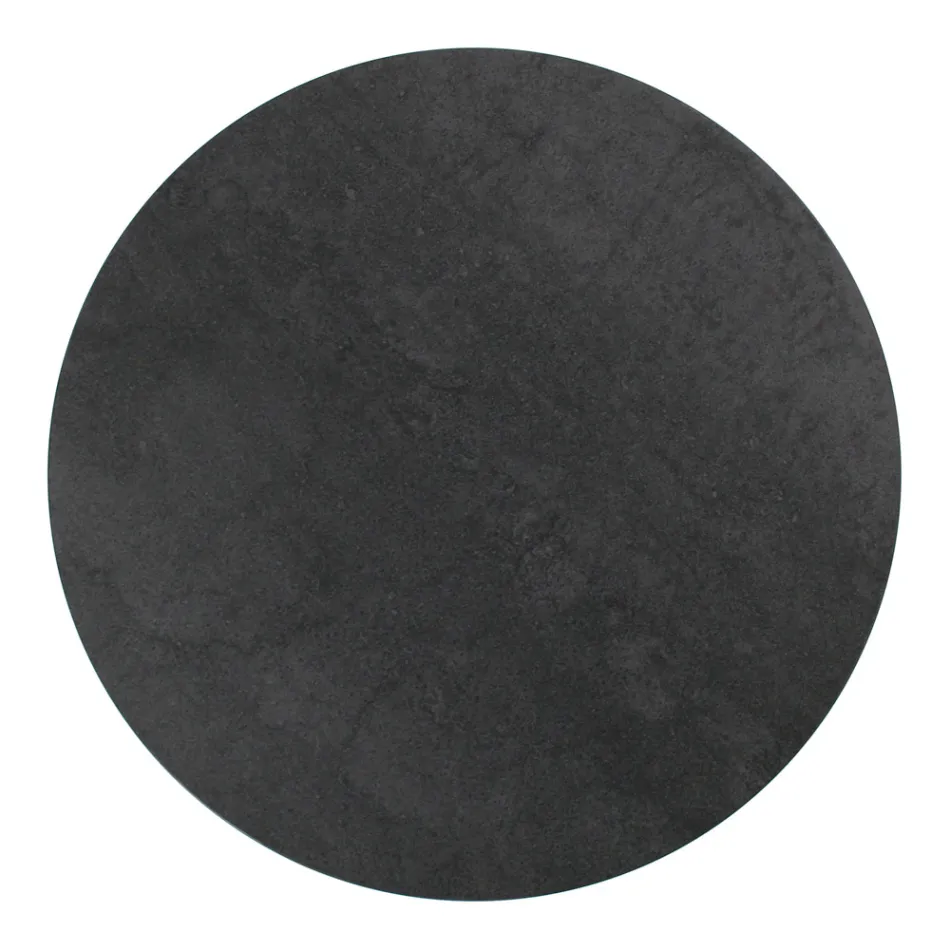 Konferenční stolek z porcelánu Grès a kulatého podstavce Made in Italy - Tullia Viadurini