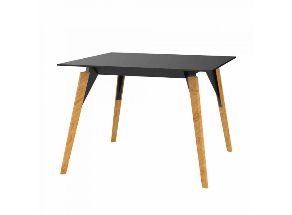 Konferenční stolek ze dřeva a HPL různých barev 2 velikosti - dřevo Faz od společnosti Vondom Viadurini