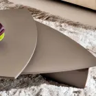 Konferenční stolek v lakovaném MDF s otočnou deskou vyrobený v Itálii - Lisa Viadurini