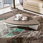 Konferenční stolek v lakovaném MDF s otočnou deskou vyrobený v Itálii - Lisa Viadurini