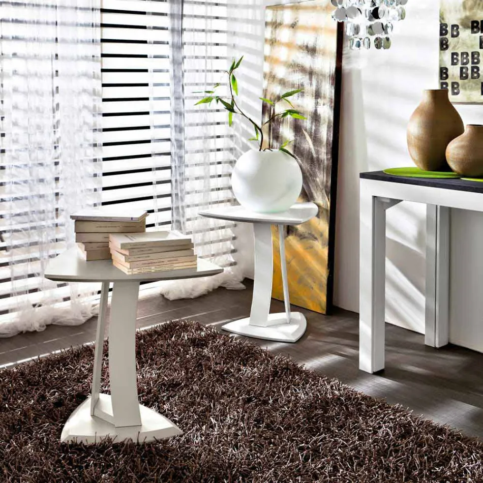 Konferenční stolek v lakovaném MDF vyrobený v Itálii, vysoká kvalita - Lisa Viadurini