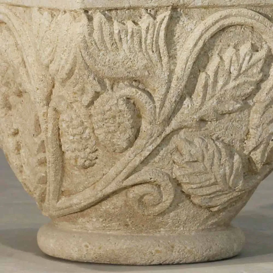 Kamenný a skleněný konferenční stolek s klasickým Mytros designem Viadurini