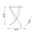 Konferenční stolek z plexiskla od Virgin Polymer Made in Italy - Elsa Viadurini