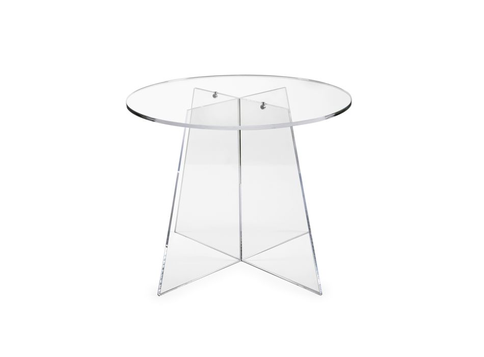 Plexisklový konferenční stolek s různými povrchovými úpravami vyrobený v Itálii - Aurora Viadurini