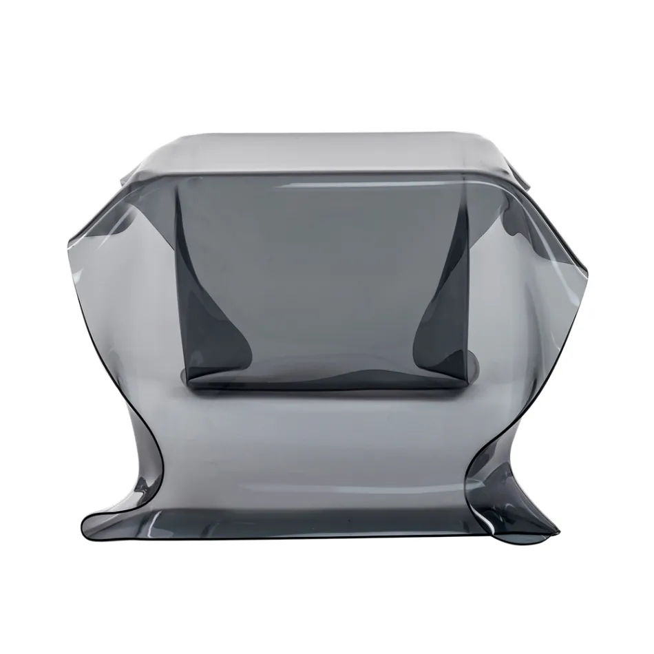 Ručně tažený konferenční stolek z plexiskla Made in Italy - Pippo Viadurini