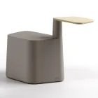 Konferenční stolek z polyetylenu a březového dřeva Made in Italy - Clio Viadurini