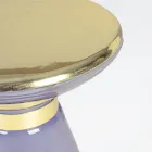 Konferenční stolek ze skla a elegantní mosazné oceli - Torige Viadurini