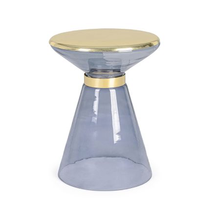 Konferenční stolek ze skla a elegantní mosazné oceli - Torige Viadurini