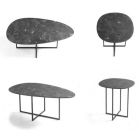 Konferenční stolek z vrstveného skla a kovu Made in Italy - Sedona Viadurini