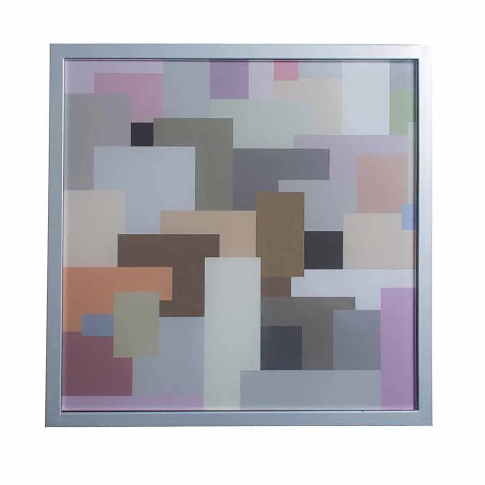 Modern coffee metal 50x50cm obývací pokoj Nina, made in Italy Viadurini