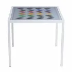 Modern coffee metal 50x50cm obývací pokoj Nina, made in Italy Viadurini