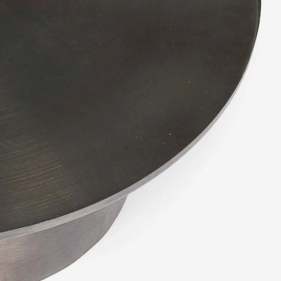 Moderní konferenční stolek s kulatým ocelovým topem Homemotion - Michelino Viadurini