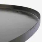 Moderní konferenční stolek s kulatým ocelovým topem Homemotion - Michelino Viadurini