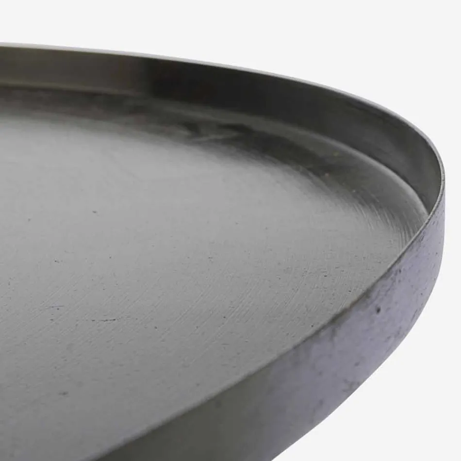 Moderní konferenční stolek s kulatým ocelovým topem Homemotion - Michelino Viadurini