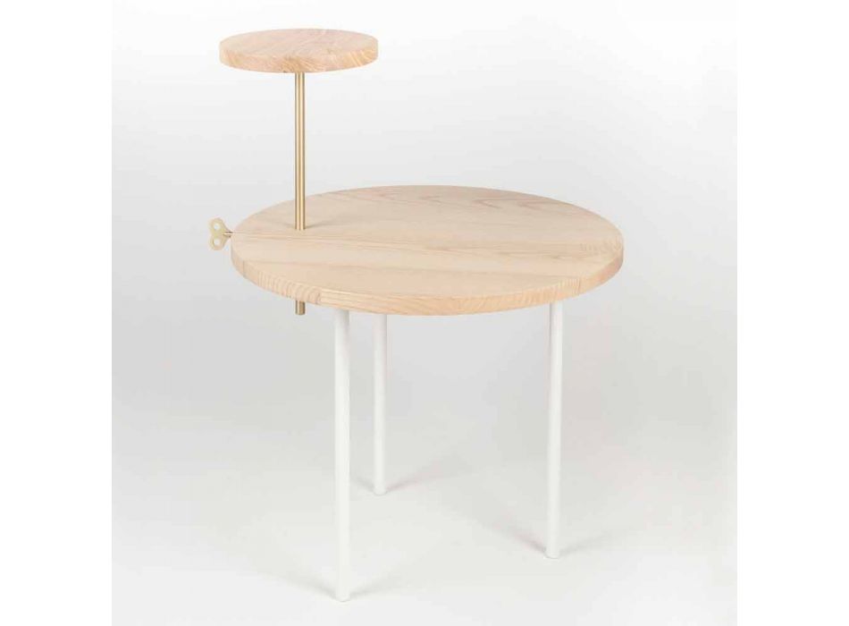 Moderní konferenční stolek s kulatým popelníkem vyrobený v Itálii - Velino Viadurini