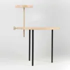 Moderní konferenční stolek s kulatým popelníkem vyrobený v Itálii - Velino Viadurini