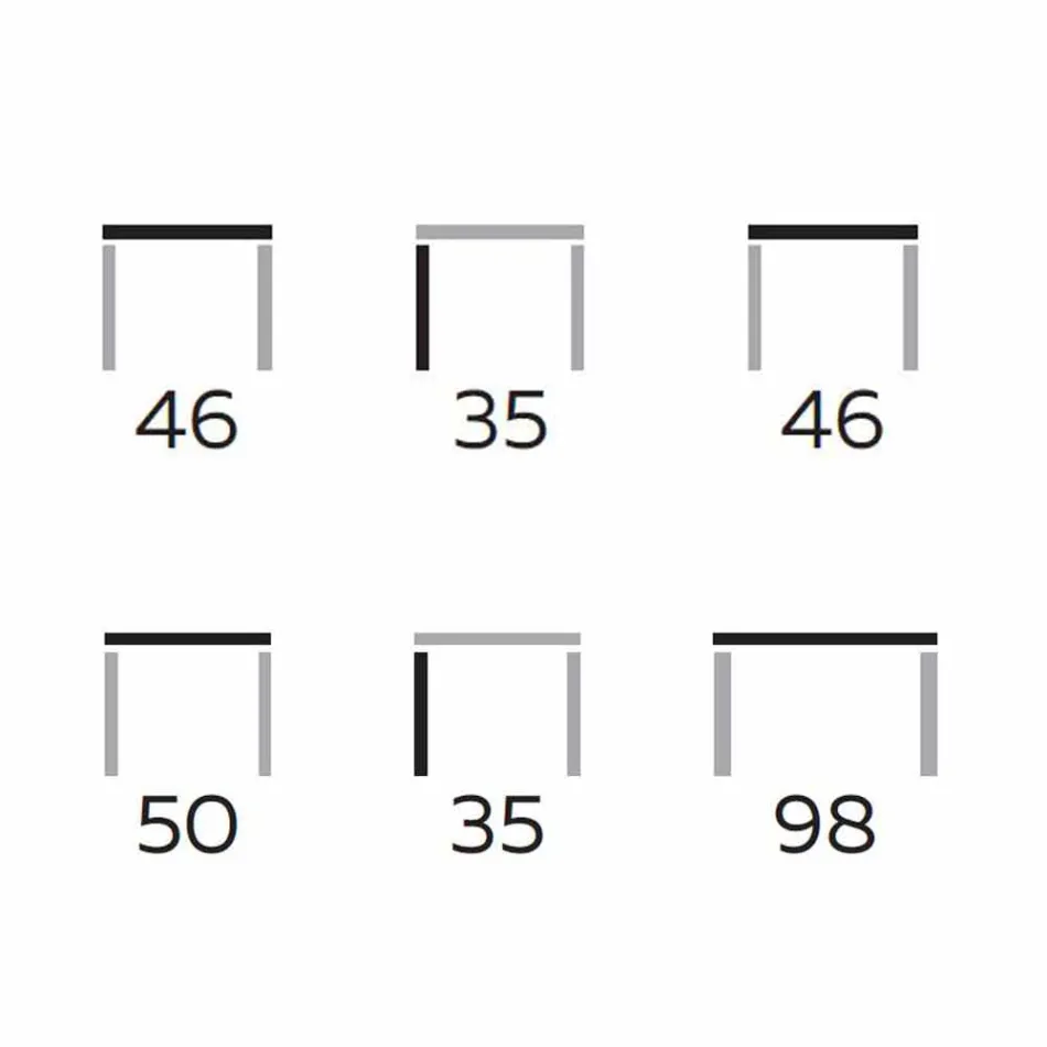 Moderní konferenční stolek z Gresu a bukového dřeva vyrobený v Itálii - Titanic Viadurini