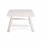 Moderní konferenční stolek Homemotion v odbarvených teakových větvích - Bambo Viadurini