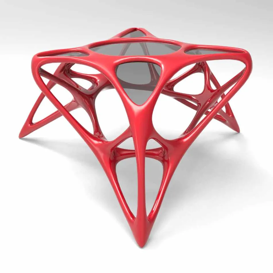 Moderní skleněný konferenční stolek a Adamantx® Lunar Table # 2 Viadurini