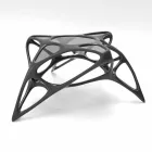 Moderní skleněný konferenční stolek a Adamantx® Lunar Table # 2 Viadurini