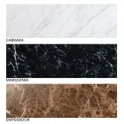 Moderní kulatý konferenční stolek z vysoce kvalitního kovu a mramoru - Raphael Viadurini