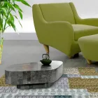 Moderní konferenční stolek ve tvaru fosilního kamene - Bowie Viadurini