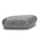 Oválný konferenční stolek v moderním fosilním kameni - Avenue Viadurini