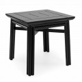 Venkovní konferenční stolek z přírodního nebo černého dřeva, 2 velikosti - Suzana
