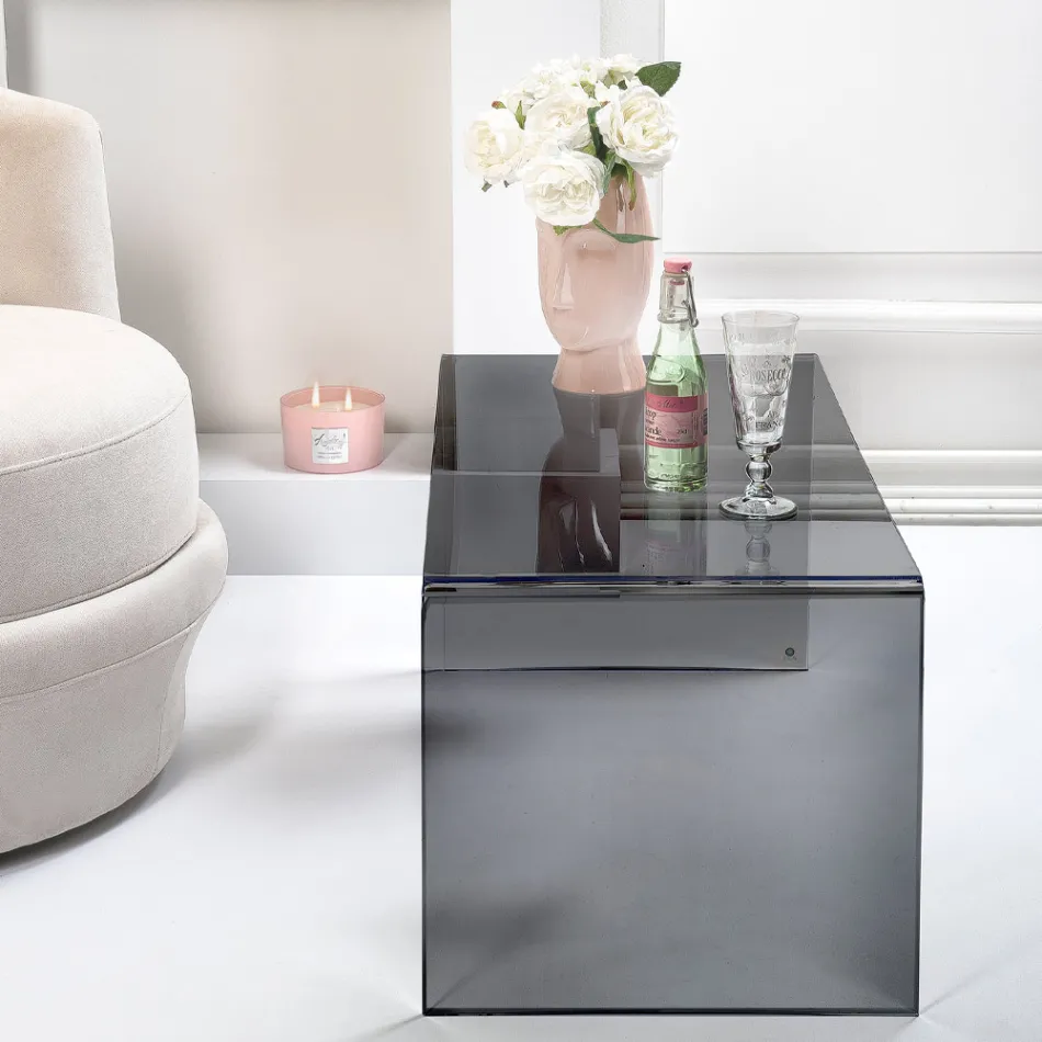 Konferenční stolek vyrobený z plexiskla Made in Italy - Jasmín Viadurini