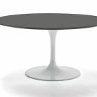 Kulatý konferenční stolek s jemnou deskou Fenix Made in Italy - dolary Viadurini