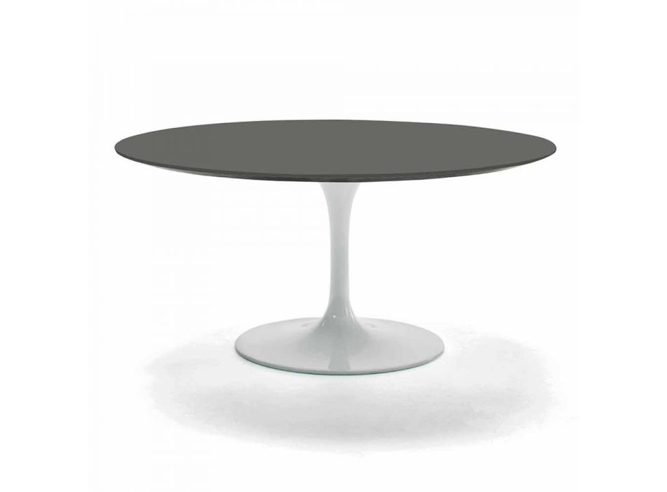 Kulatý konferenční stolek s jemnou deskou Fenix Made in Italy - dolary Viadurini