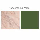 Kulatý designový konferenční stolek z kameniny a jasanu vyrobený v Itálii - Bering Viadurini