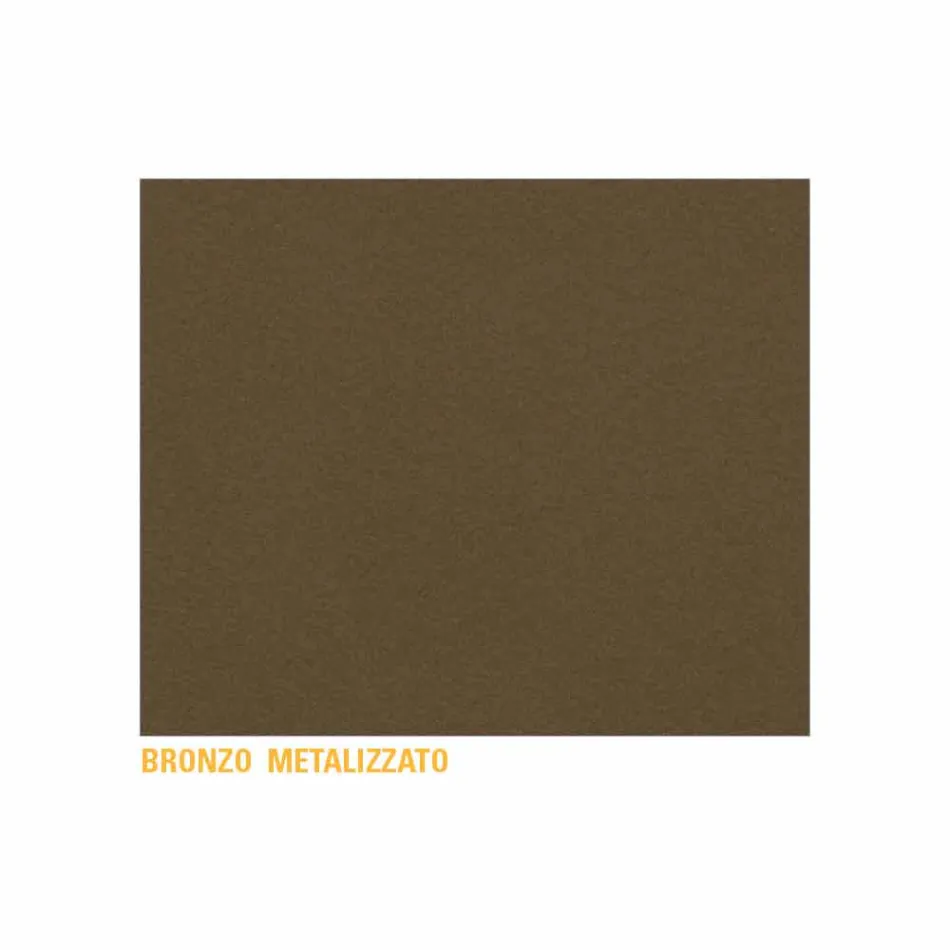 Luxusní kulatý konferenční stolek z lakovaného kovu vyrobený v Itálii - Mina Viadurini