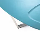 Moderní tvarovaný salonek ve formátu Mdf a Chrome Metal - Pimpa Viadurini