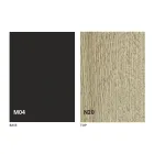 Transformátorový stůl ze dřeva a oceli vyrobený v Itálii - Demetro Viadurini