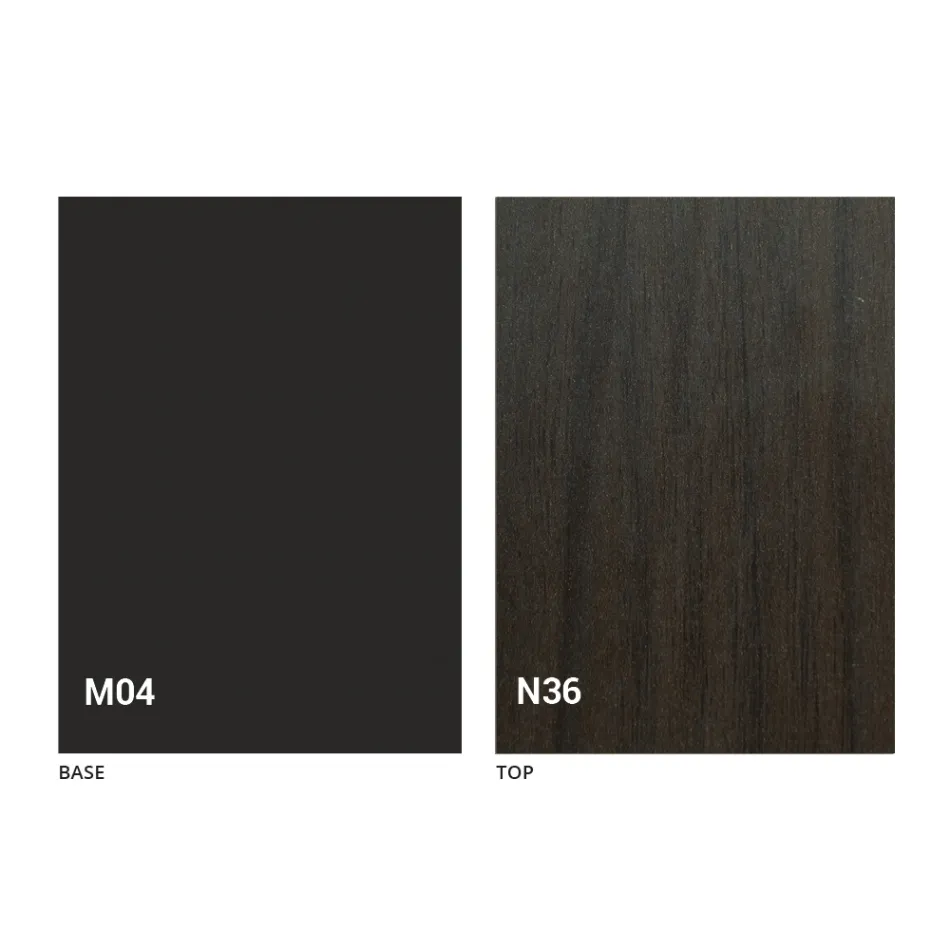 Transformátorový stůl ze dřeva a oceli vyrobený v Itálii - Demetro Viadurini