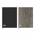 Transformovatelný konferenční stolek ze dřeva a oceli vyrobený v Itálii - Demetro Viadurini