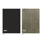 Transformátorový stůl ze dřeva a oceli vyrobený v Itálii - Demetro Viadurini