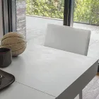 Transformovatelný konferenční stolek ze dřeva a kovu, vyrobený v Itálii - Sanrocco Viadurini