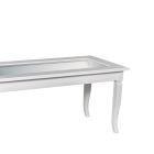 Konferenční stolek do obývacího pokoje se skleněnou nástěnkou Made in Italy - Demetra Viadurini